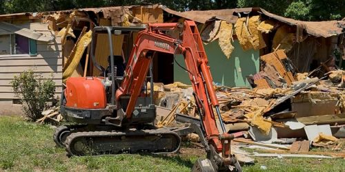 Demolition of house